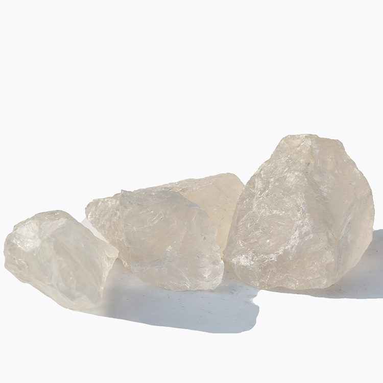 热销 巴西天然白水晶原石 透体白水晶 矿物晶体白水晶原料 直销