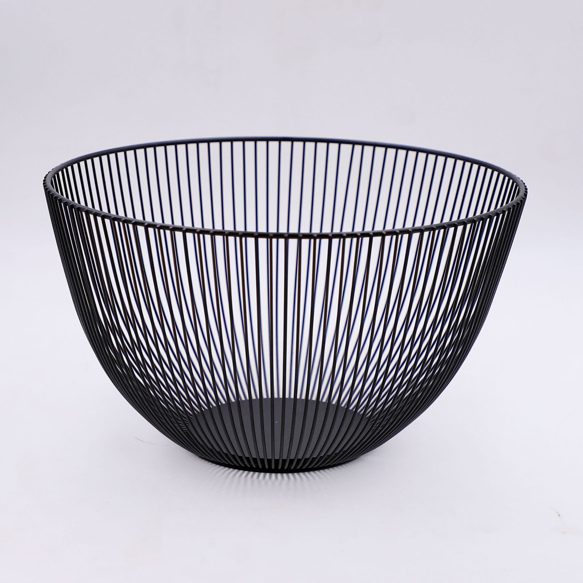 Wrought Iron Double Deck Fruit Plate Living Room Home Fruit Basket Storage Basket Fruit Plate Modern Simple Coffee Table Candy Snack Dish