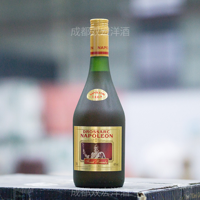 洋酒 法国拿破仑大将军vsop白兰地 带盒drossarc napoleon 700ml