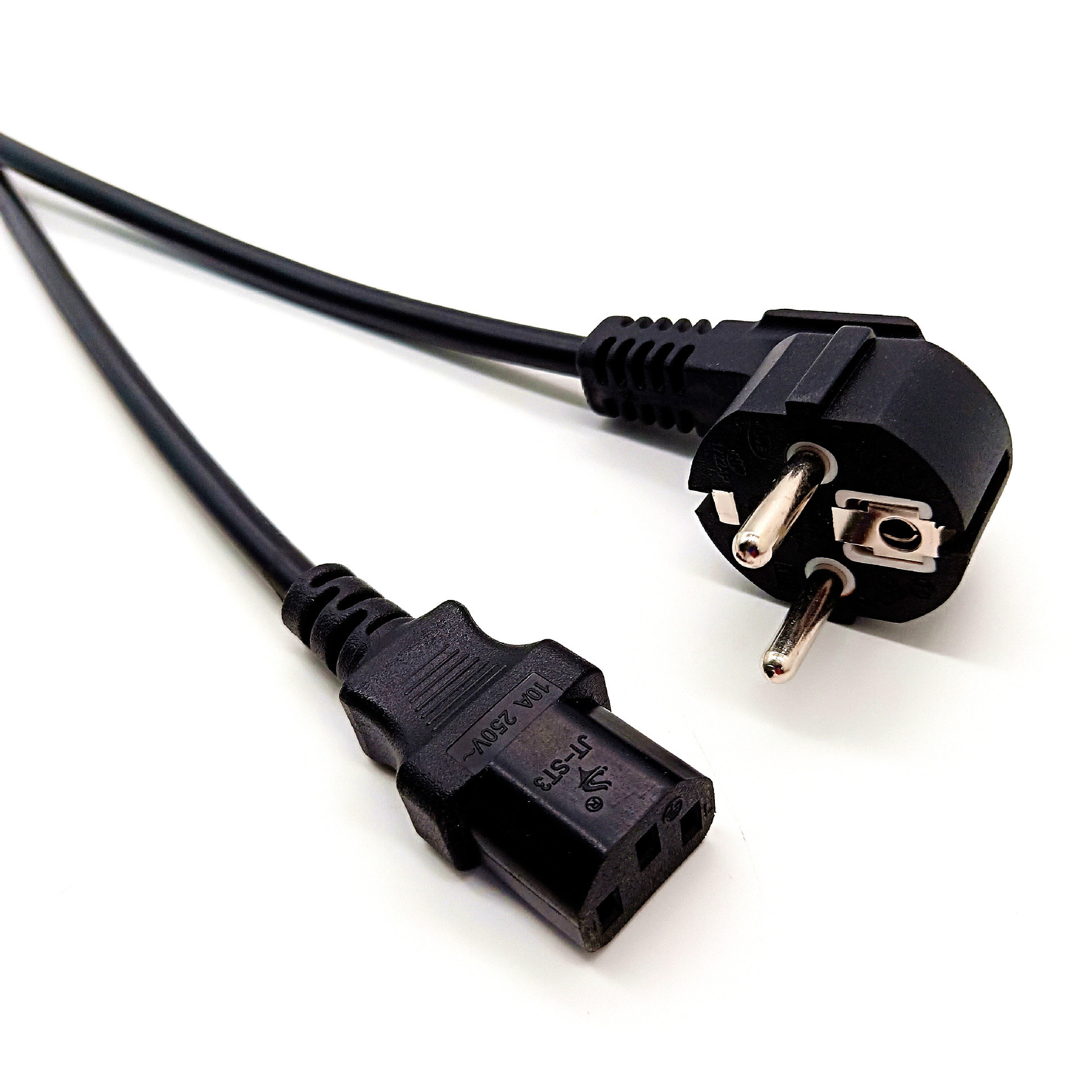 欧规电源线插头三芯欧标欧规插头电源线 欧规欧标三插电源线插头