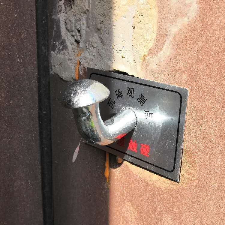 批发  l型 镀锌沉降观测钉 蘑菇头测量标 沉降观测标