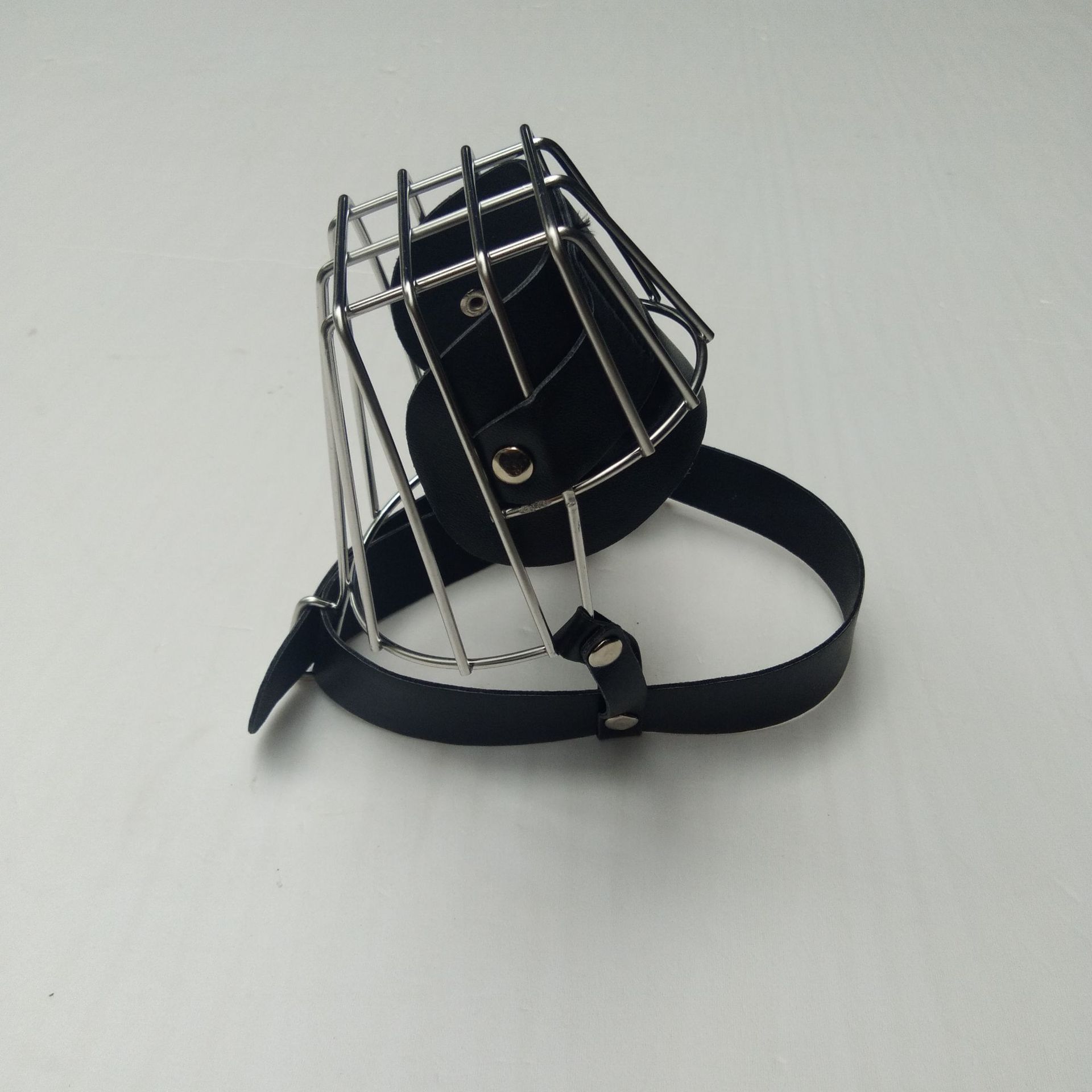 厂家直销不锈钢无磁封口狗罩 软皮狗嘴罩 防咬人狗嘴笼