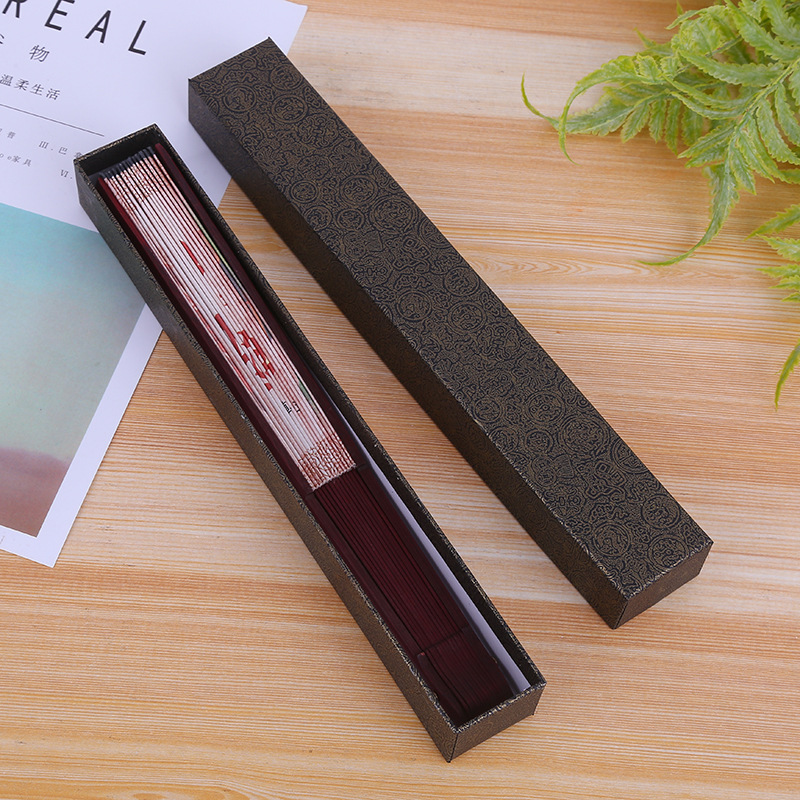 现货批发8寸扇盒 精品8寸折扇盒 高档礼品包装盒 国风扇盒批发