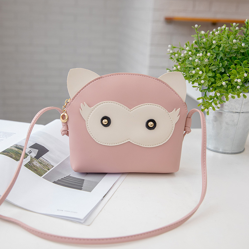 Cute Owl Shell Bag 2022 Fashion Cartoon Cute Stitching Shoulder Bag Women's Bag Personalized Mini Crossbody Bag