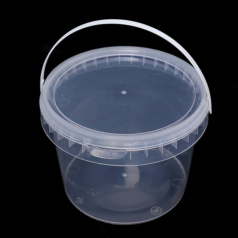 食品级 塑料桶 带盖密封 牛奶,蜂蜜厂家800ml 2斤透明包装桶