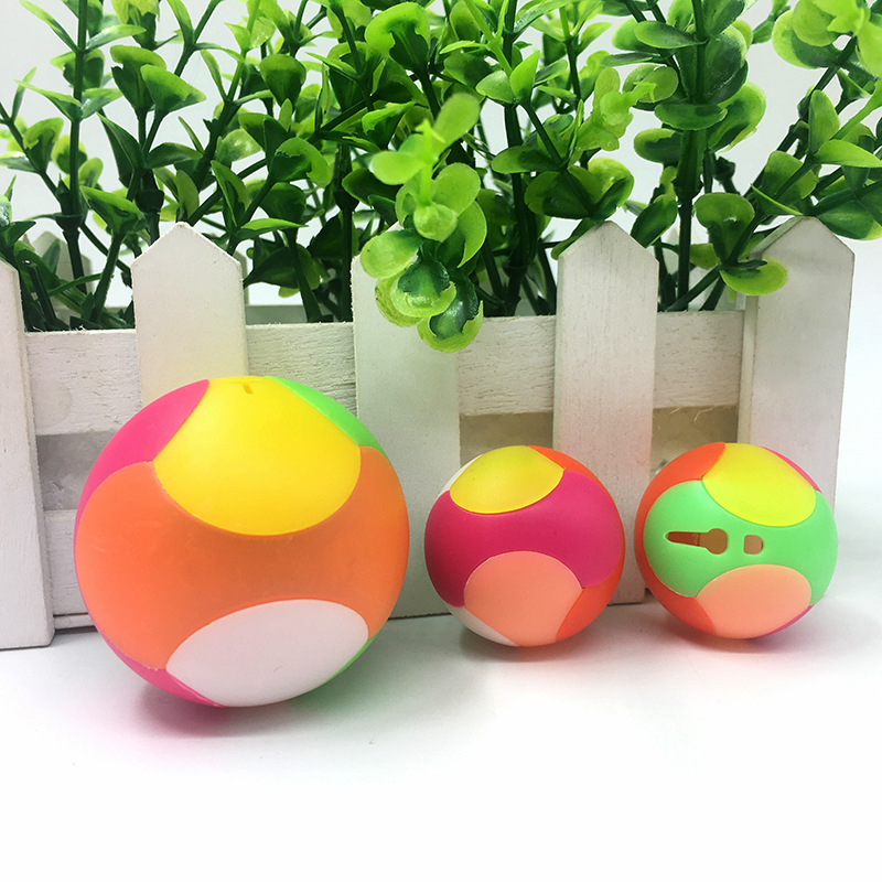 跨境热销益智儿童玩具魔方球智力拼插6块拼球拼装球积木地摊供货