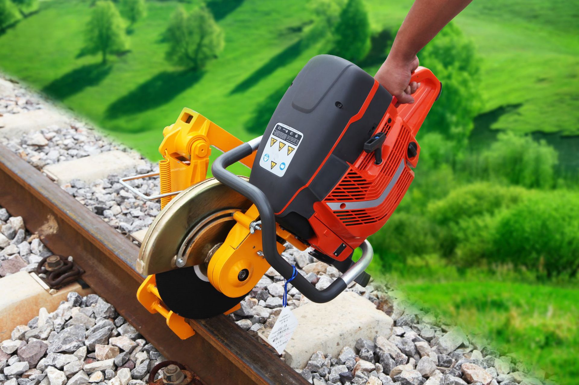 5型内燃钢轨锯轨机 维修用nqg-6.5型内燃钢轨切轨机