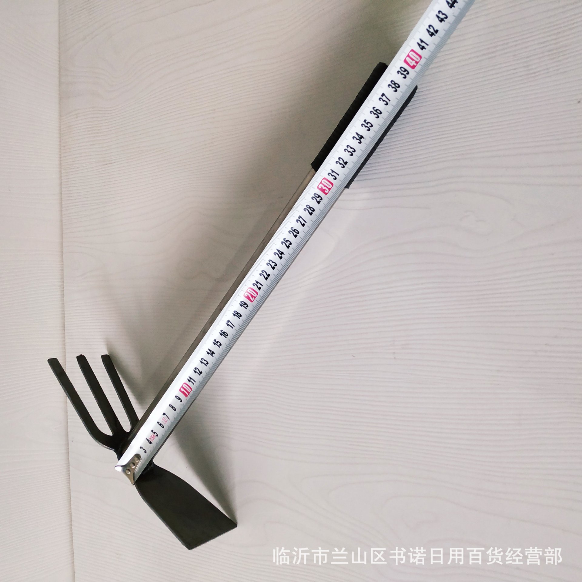 粗柄两头忙 铁锄头耙子锄地加粗两用锄头五金工具批发