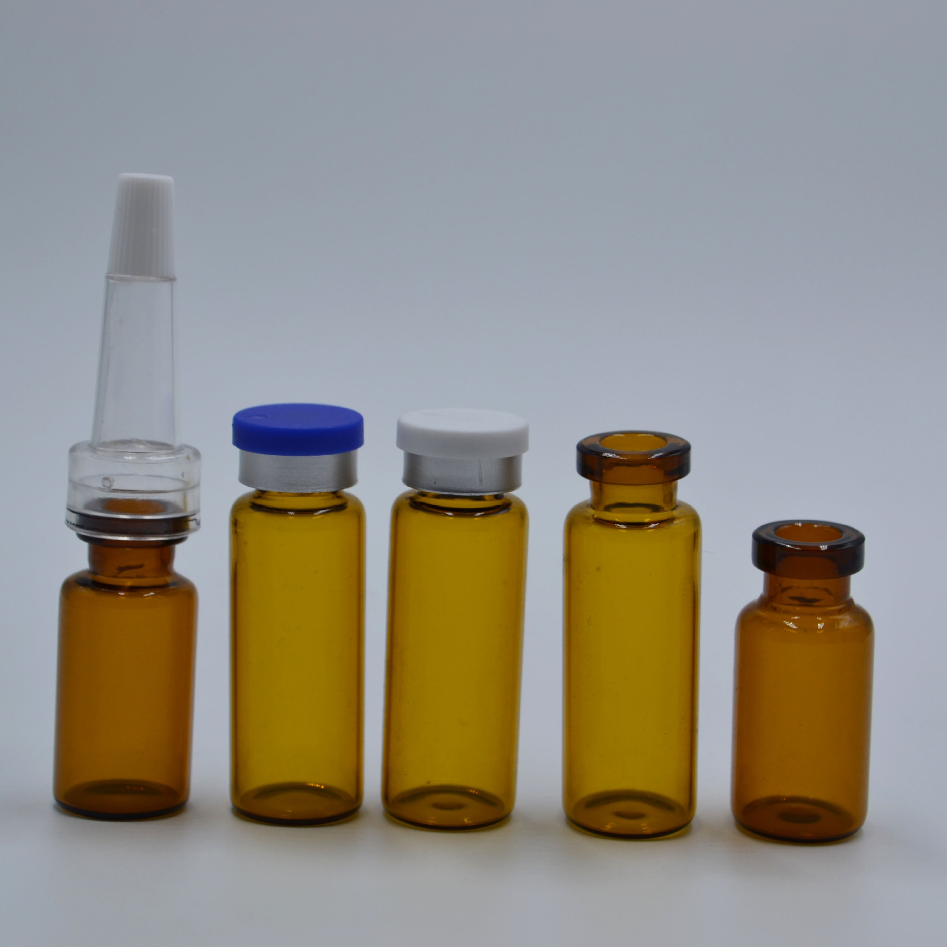 现货茶色2ml3ml5ml10ml15ml20ml医用级卡口安瓶西林拉管瓶-阿里巴巴