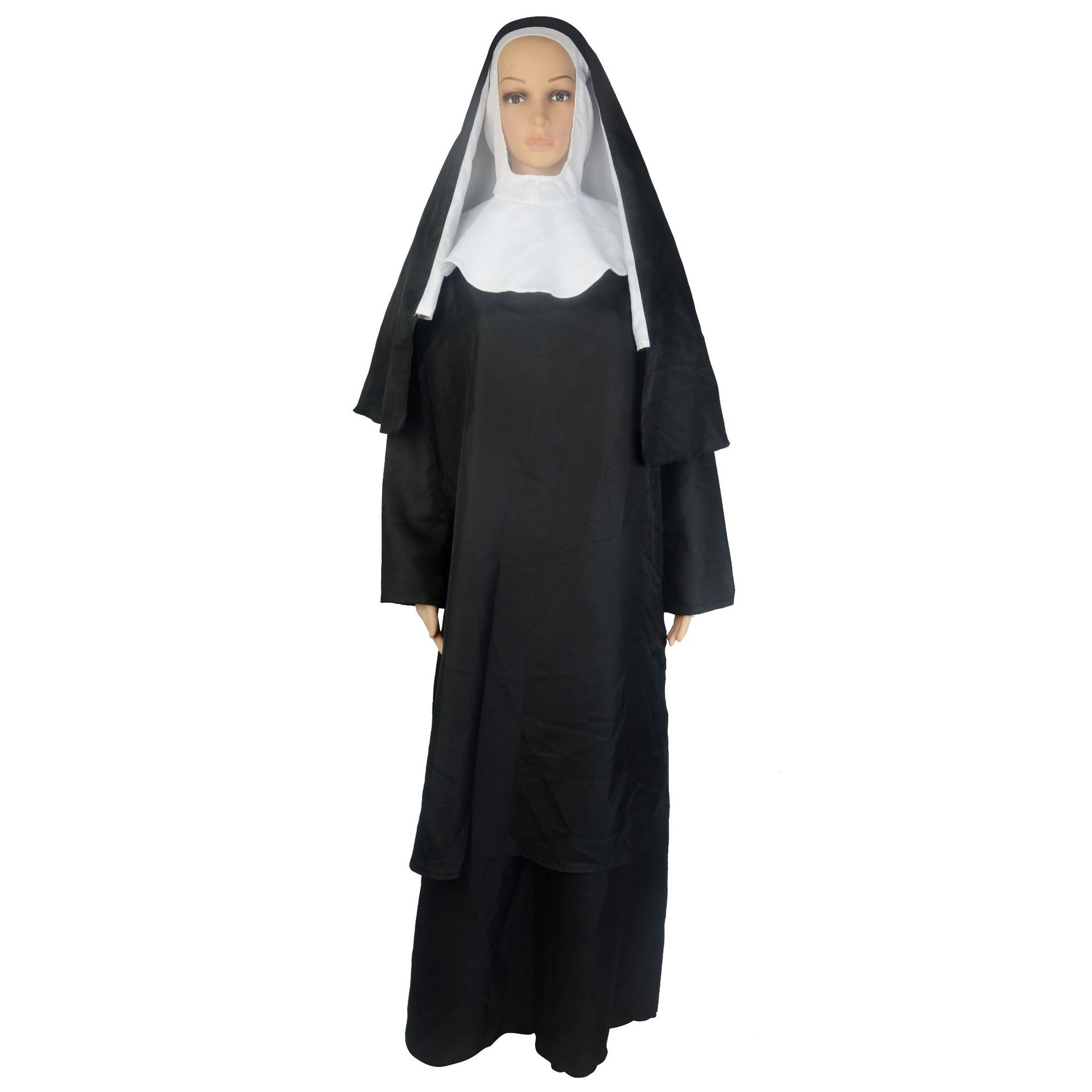 万圣节服装耶稣基督传教士牧师服玛利亚神父修女服角色扮演8034