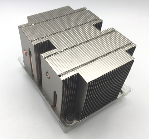 博运 服务器散热器 2u-3647铜底 铝底 铝fin 4热管焊接 cpu散热器