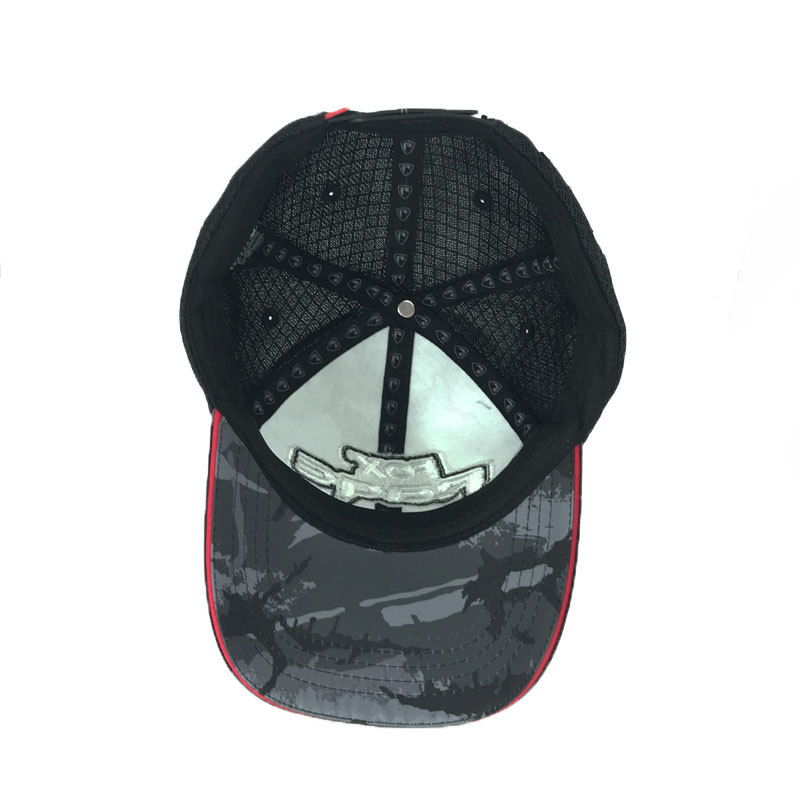 众行者定制刺绣迷彩棒球帽fishing hats 户外防晒遮阳透气帽子