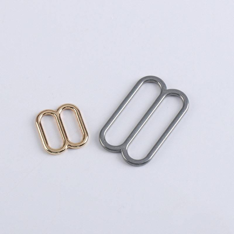 厂家供应 金属内衣调节扣 文胸肩带扣 089字扣合金配件