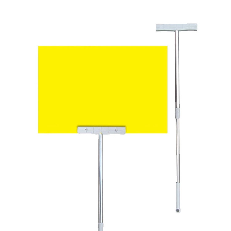 5mm不锈钢可伸缩手举牌接机牌领队牌指示牌接站牌1cm手举杆批发