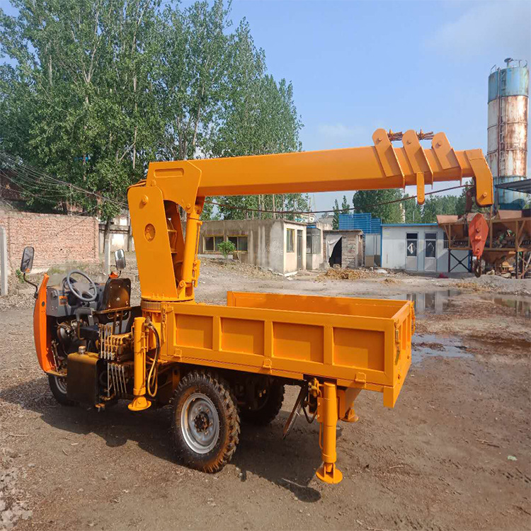 农用三轮吊车五征三轮平板自卸吊车 改装随车吊 小型卷扬机厂家