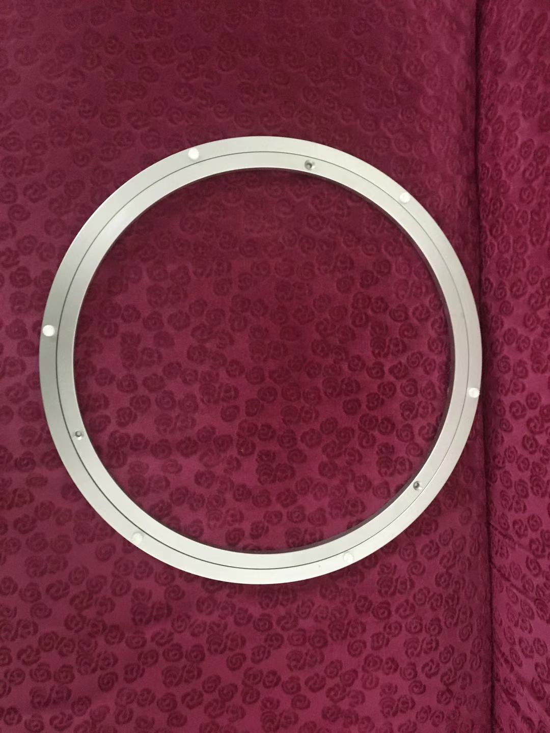 c27餐桌转盘底座圆桌转盘轴承旋转玻璃木质大理石铝合金转盘座