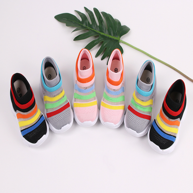 spring and autumn non-slip rubber sole toddler shoes children‘s shoes anti-collision rubber shoes infant baby shoes and socks factory wholesale