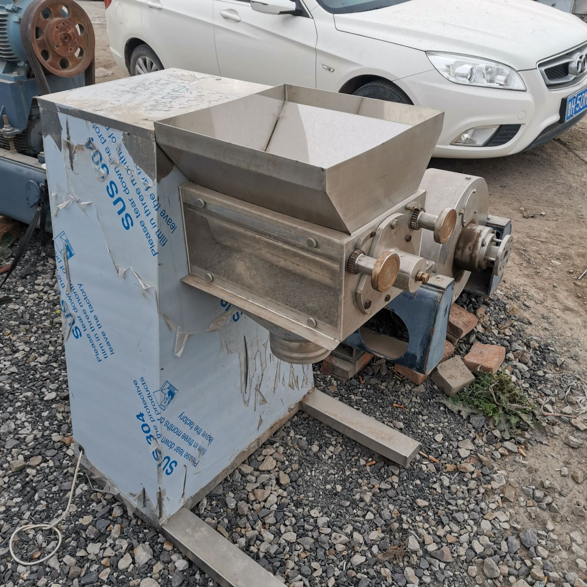 二手机械设备wf40涡轮粉碎机食品谷物中草药材磨粉机玉米打粉机