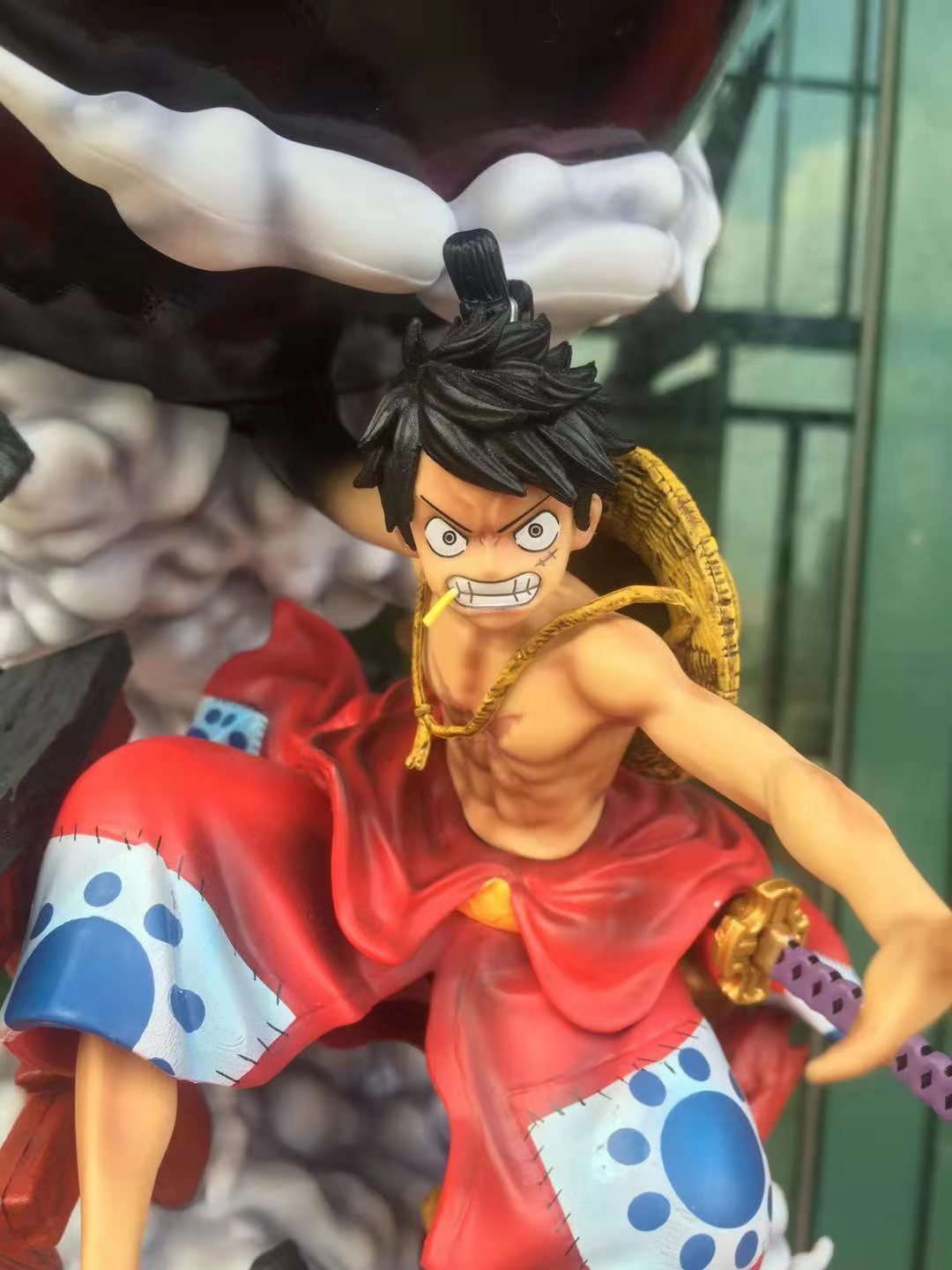 国产盒装 海贼 航海 和服 三档路飞 1/6 和之国 gk雕像 两色可选