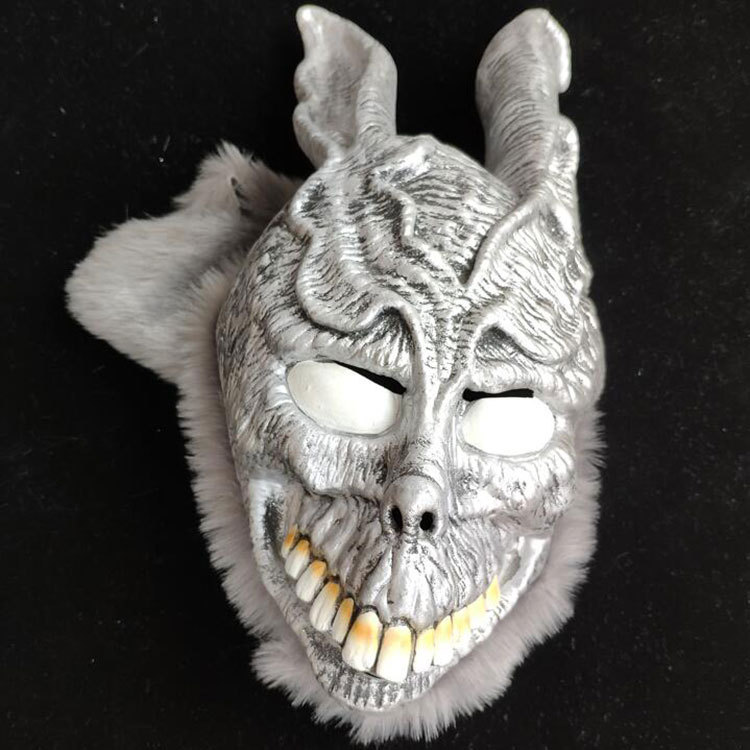 弗克兰愤怒的兔子面具死亡幻觉邪恶银兔动物头套donnie darko道具