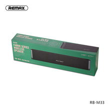 REMAX/睿量 桌面布艺RB-M33音箱 蓝牙5.0 TWS立体声插TF卡U盘音响