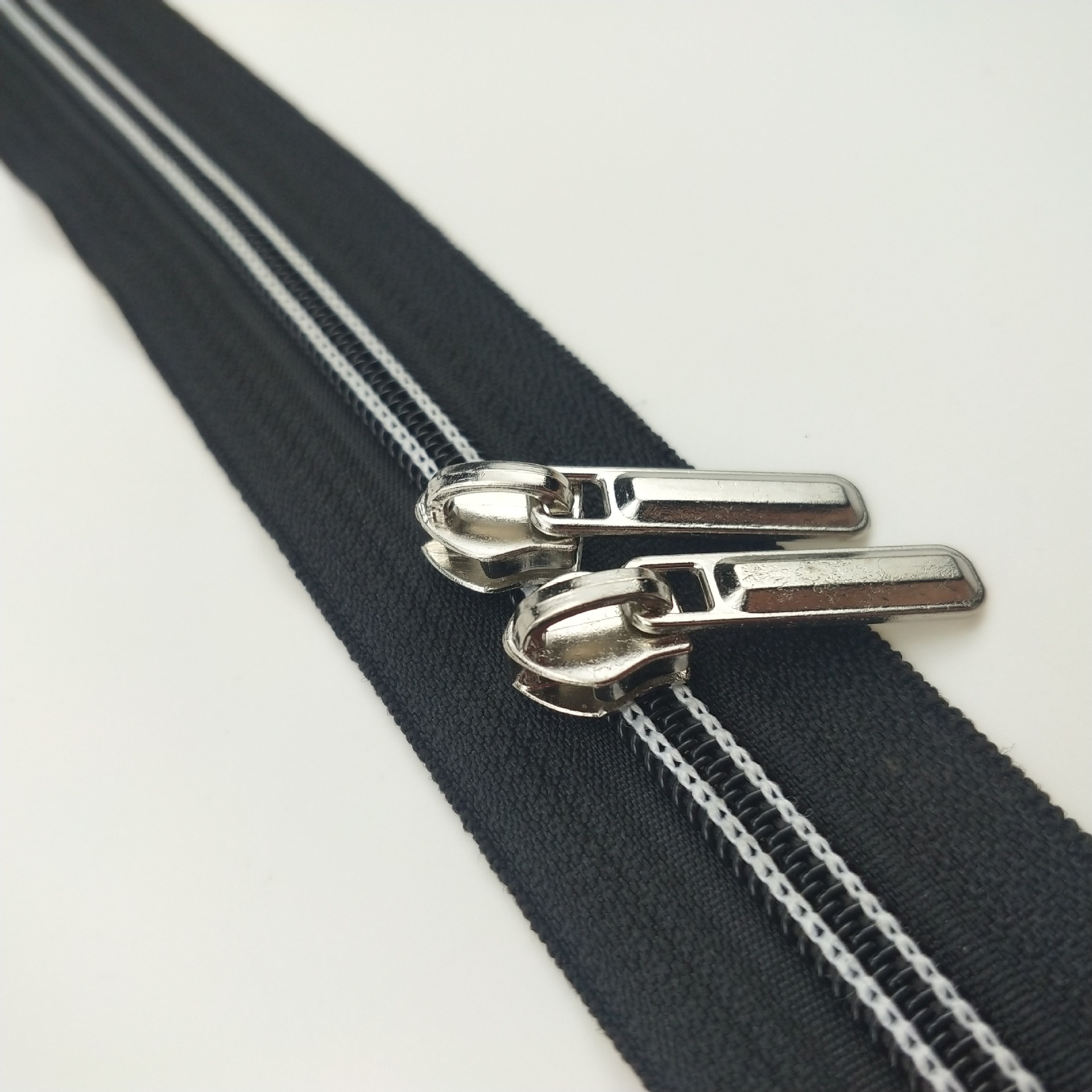 厂家直销 5#2632光板 高档电镀锌合金现货拉链片 可定制拉链拉牌