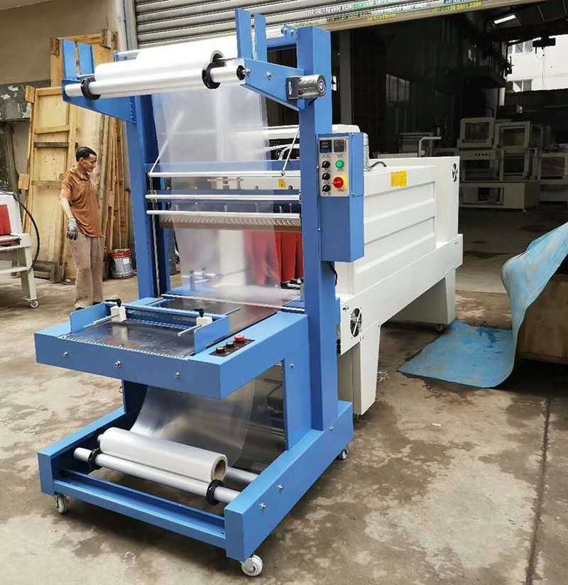 大型热收缩包装机流水线式岩棉板包装机薄膜塑封机厂价供应