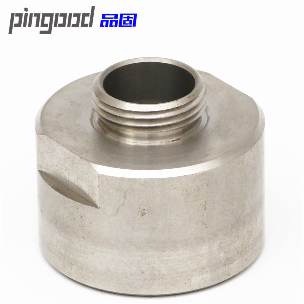 非标数控车床加工订制不锈钢精密车削件双通管连接接头机械配件
