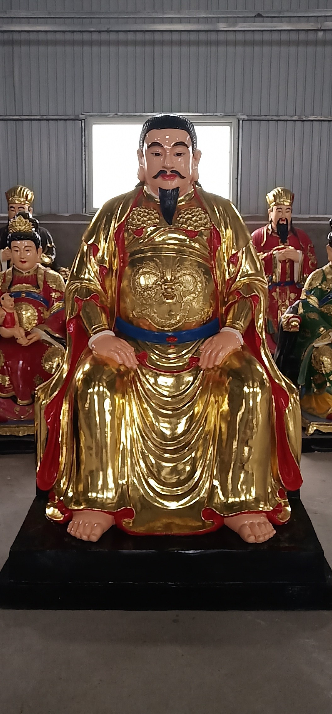 佑圣真君玄天上帝神像 真武祖师神像贴金古彩神像河南佛像厂