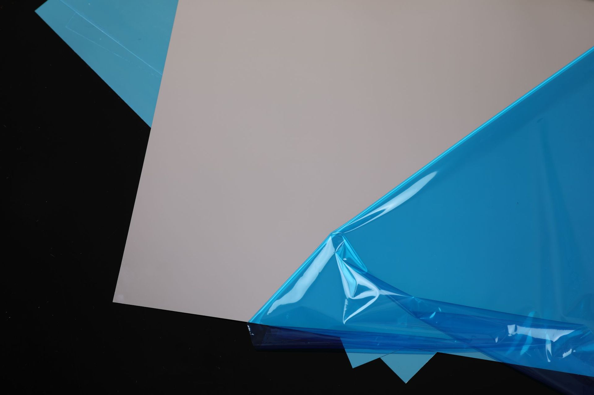 反光膜厂家 光亮塑料银色镀铝膜反光片 pvc银色镜面pet反射膜亮片