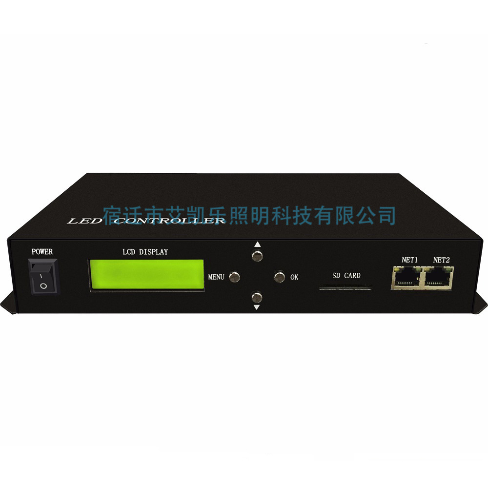 led全彩主控制器 可控制15万点 dmx512控制器 可接dmx控台占6通道