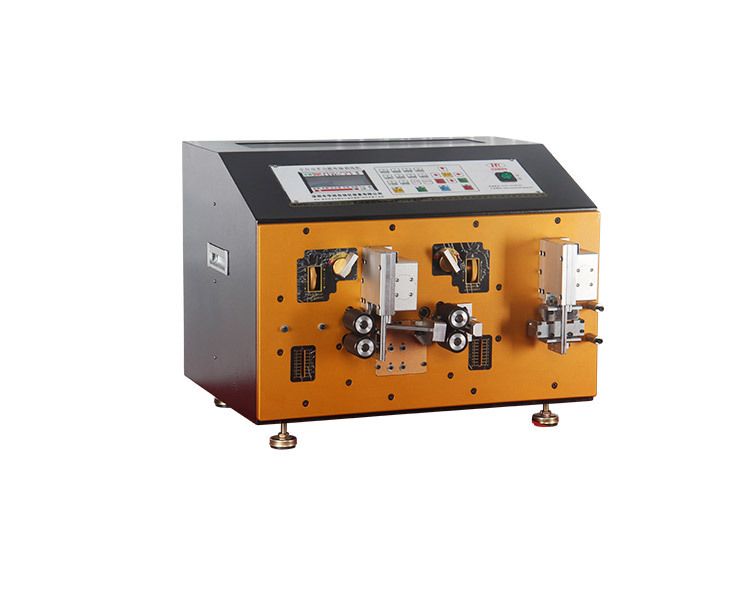 新款全自动电脑排线剥线机纯电动双并线12p排线分线