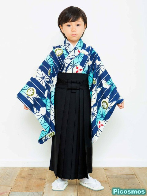 儿童和服男童女童日本男孩和服小中大童正装和服套装7-12岁和风