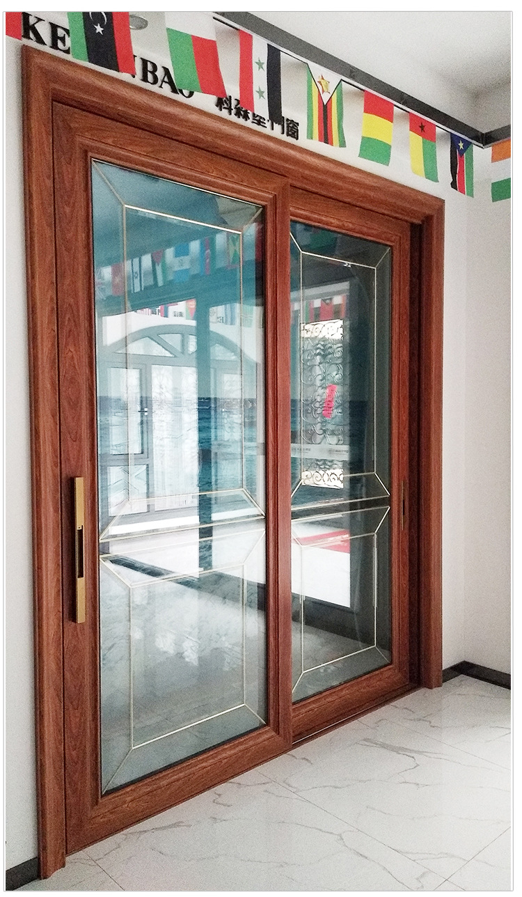 科森堡重型120豪尚铝合金推拉门 落地钢化玻璃门 客厅阳台吊趟门