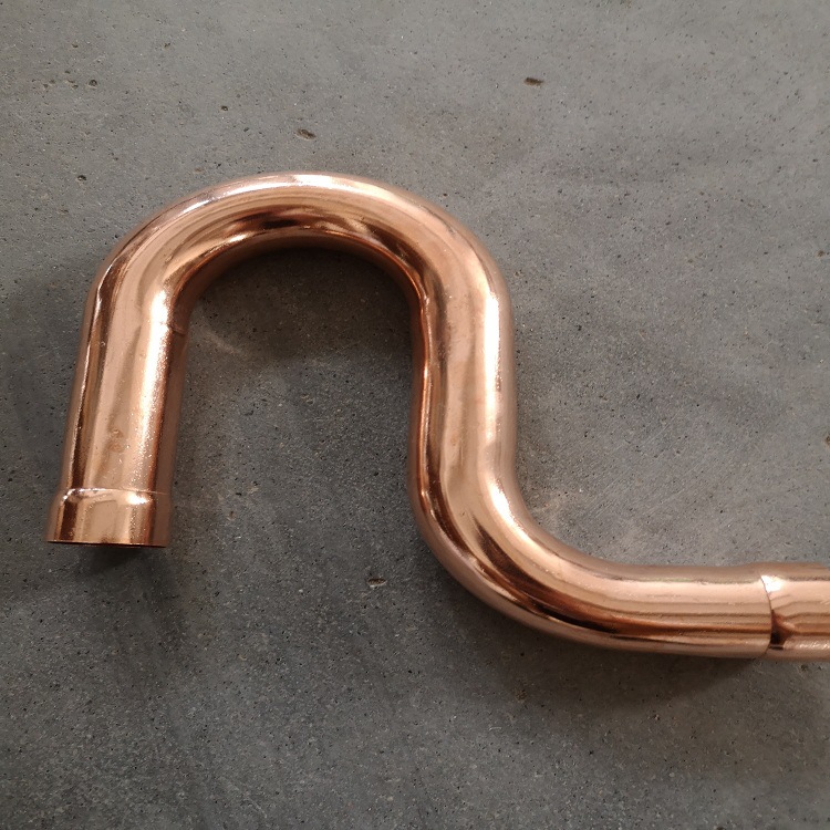 浙江紫铜配件 p型紫铜弯头回油弯头制冷空调配件9.52-54 现货供应