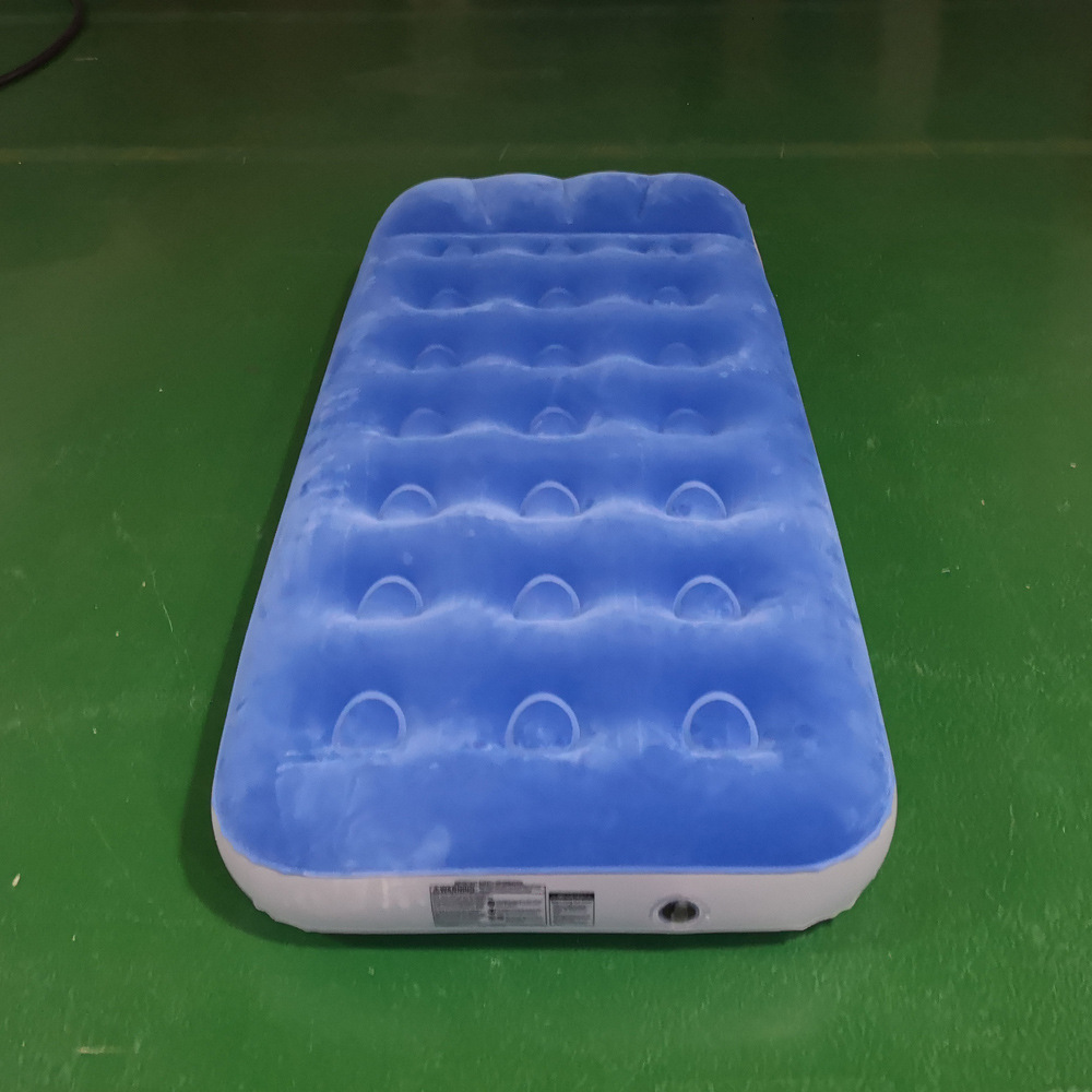 21孔带枕头植绒充气床垫pvc充气床单人户外空气床家用充气气垫床