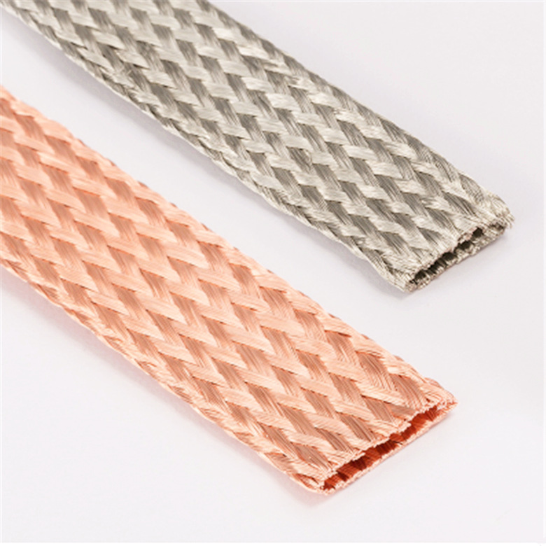 扁铜编织导电带 接地线6 10 25 35 50平方铜绞线软裸铜线1米包邮