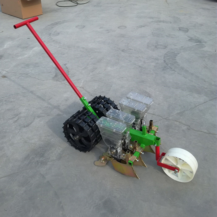 小型人力手推播种机 蔬菜播种机图片 播种机价格多少