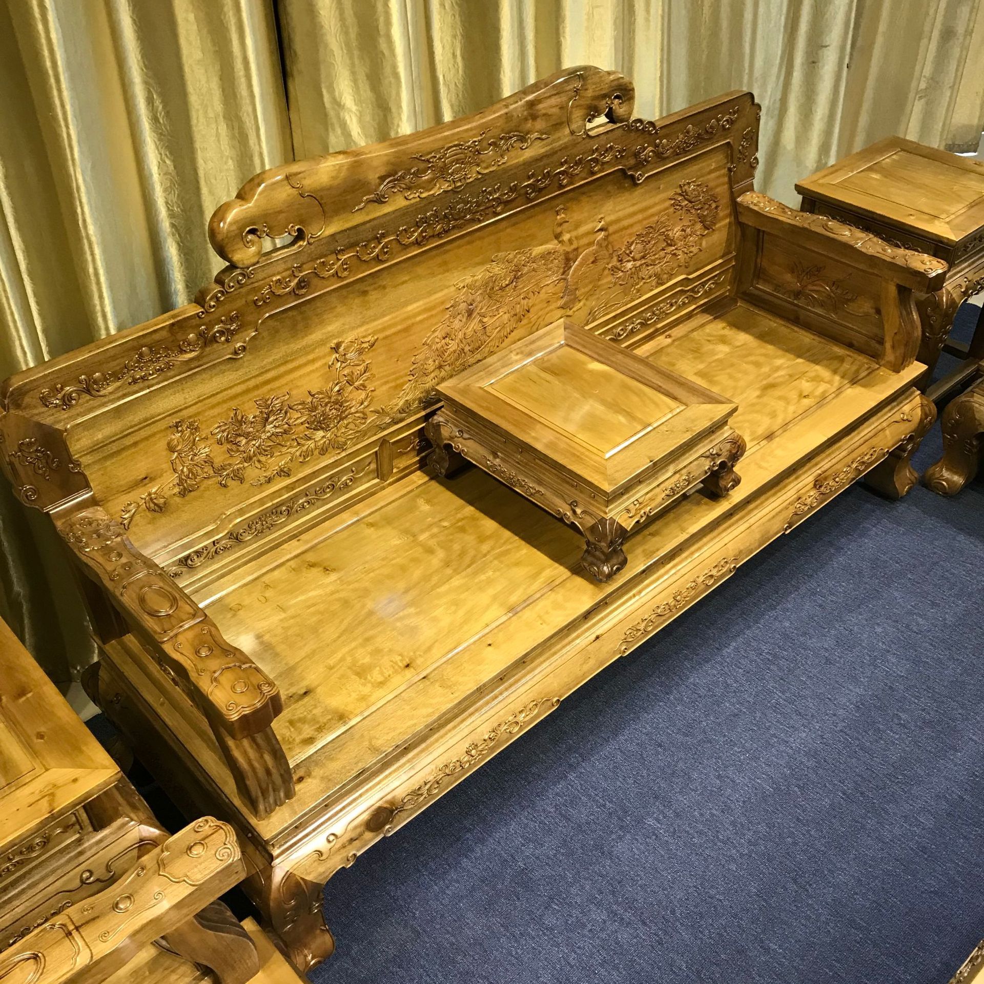 小叶桢楠金丝楠木家具沙发十三件套厂家直销