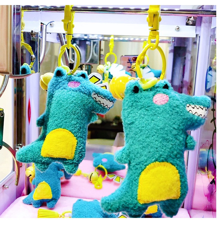 ins新款网红抓机小鳄鱼 创意迷你小可爱包包挂件 钥匙扣女生礼物