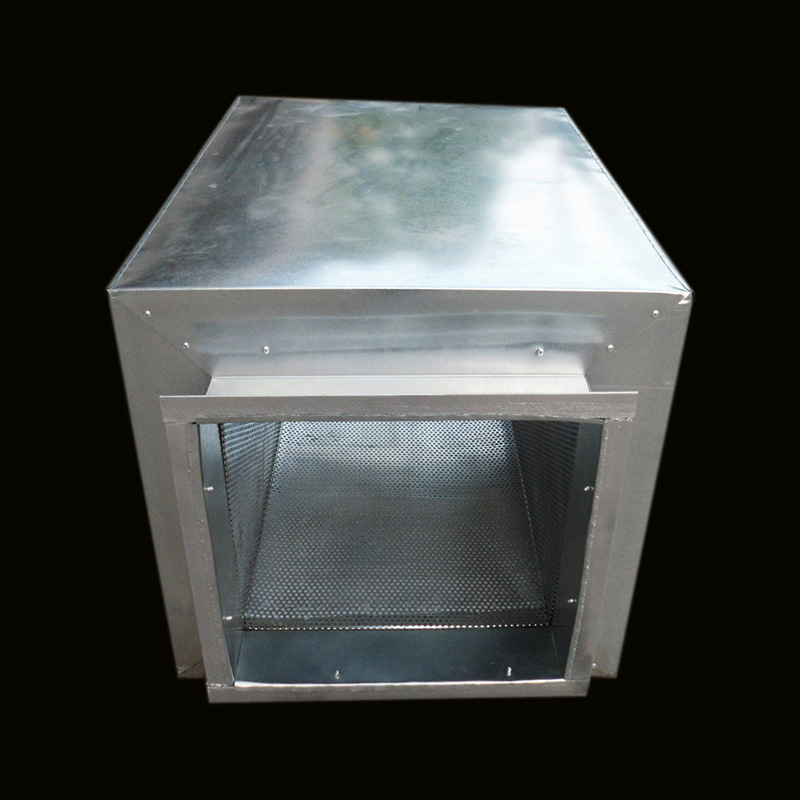 厂家批发镀锌管道消声器静压箱通风管道消声器风机消音器消音箱
