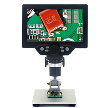 G1200高清7寸屏1200X 数码显微镜 电子显微镜 手机维修工业放大镜