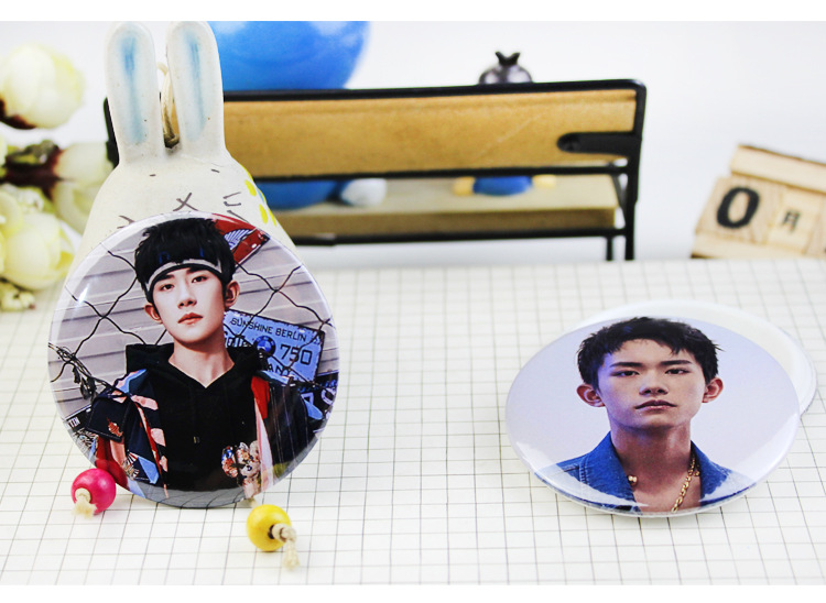 易烊千玺明星周边徽章 tfboys周边高清胸章胸针挂件 支持代发