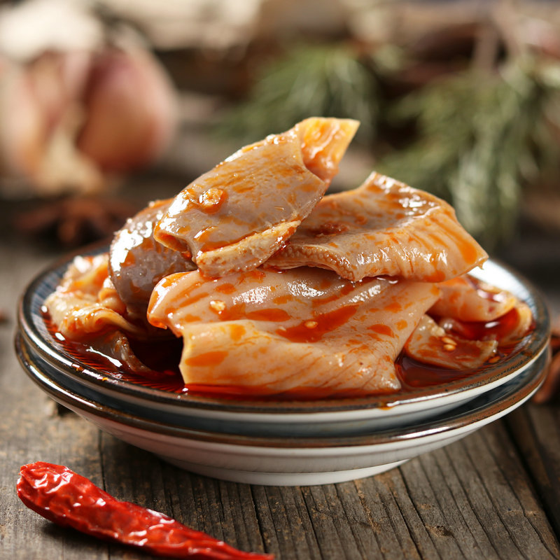 麻辣肥肠皮袋装250g 休闲零食熟肉食 ktv大排档即食小吃批发脆肠