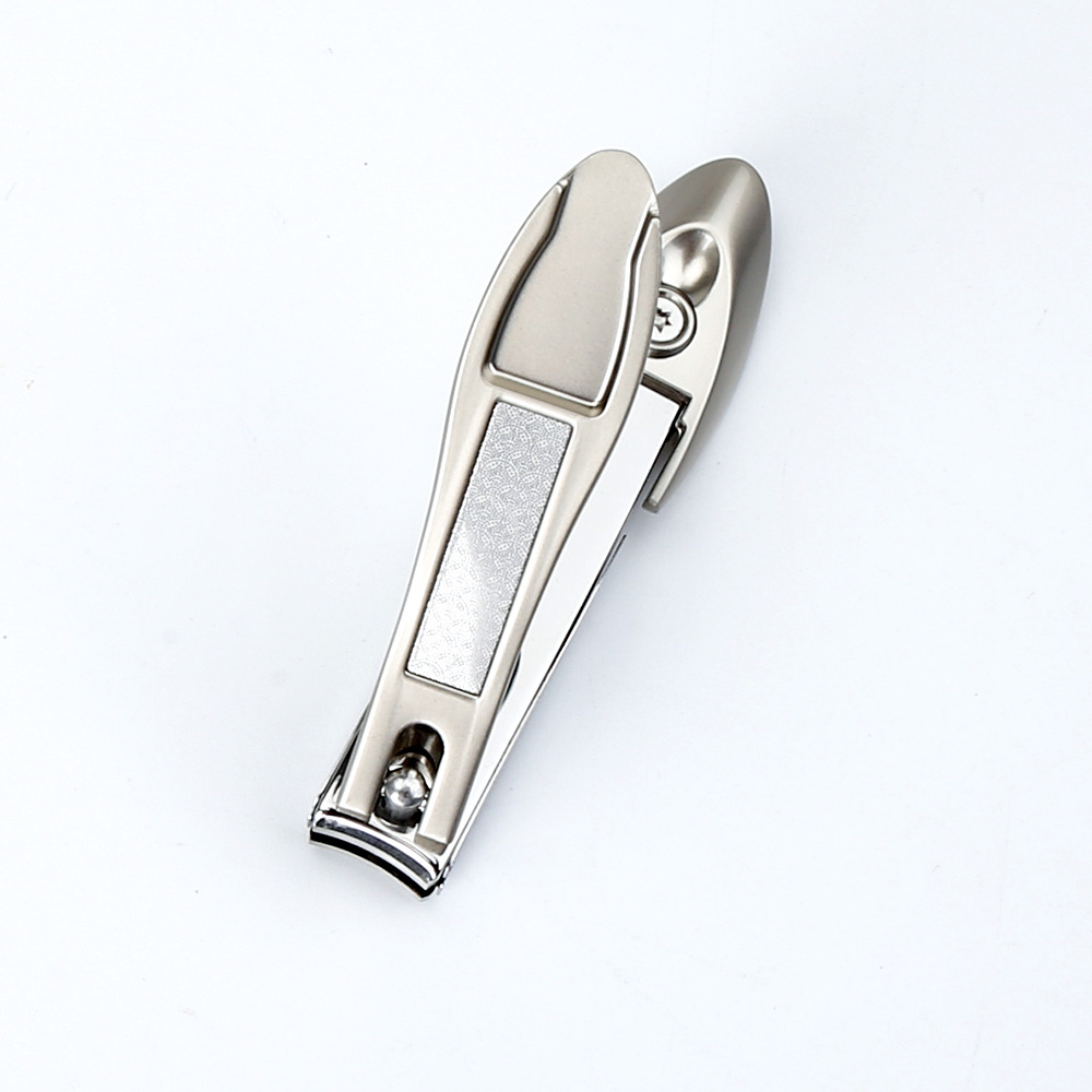 现货批发不锈钢大口指甲钳防飞溅指甲刀单个大号厚脚趾甲剪刀套装采购