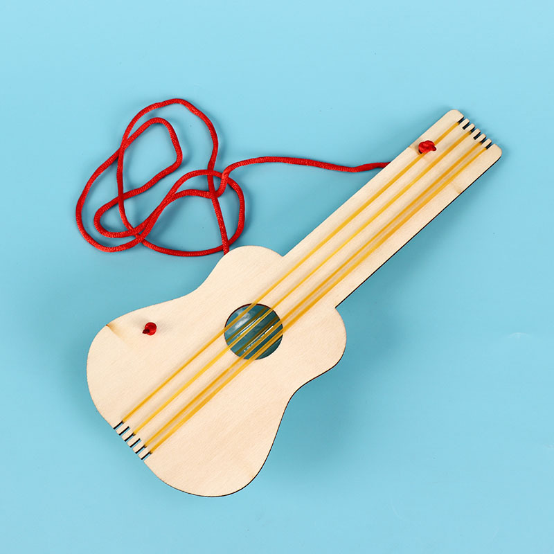 新款创意自制吉他发声吉他小制作小发明stem益智拼装手工材料模型