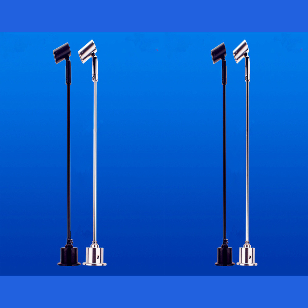 立杆灯led展柜射灯2w3w珠宝柜台灯 展柜立杆射灯 首饰专柜射灯5cm