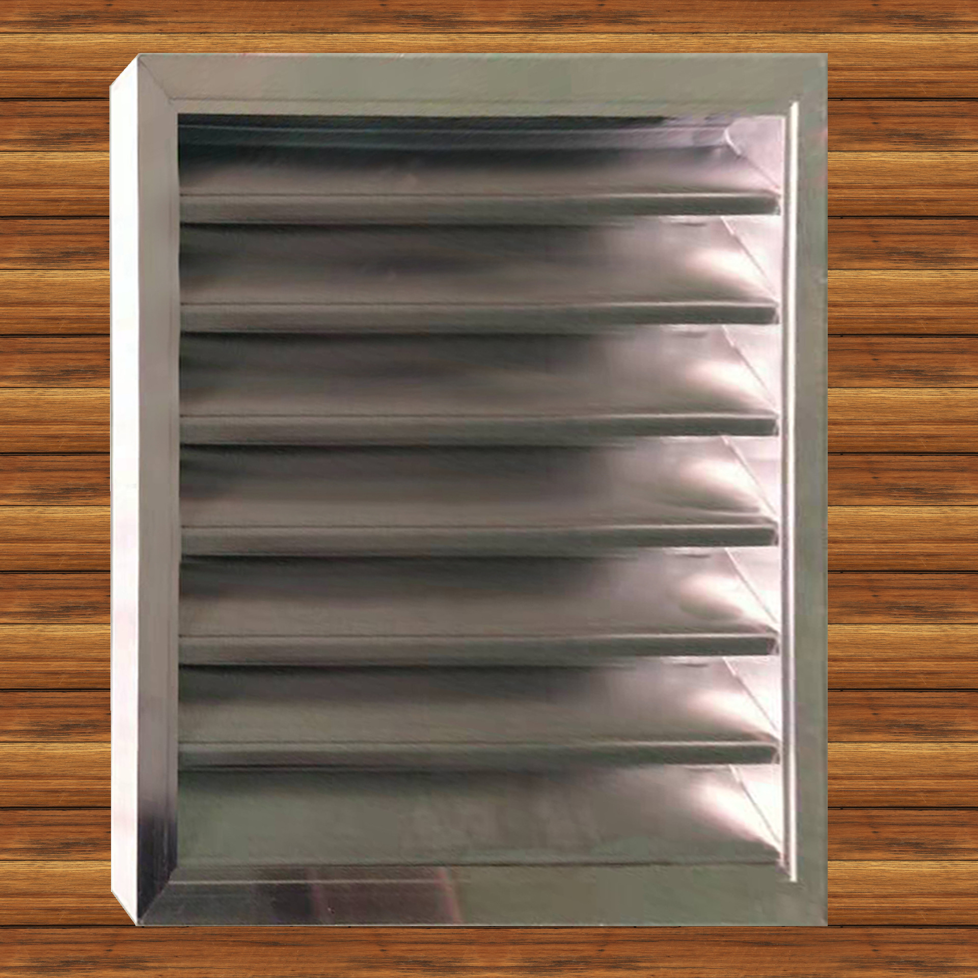 定制 方管格栅防雨罩 嵌入式方管外框防雨风口方管外框防雨排烟窗