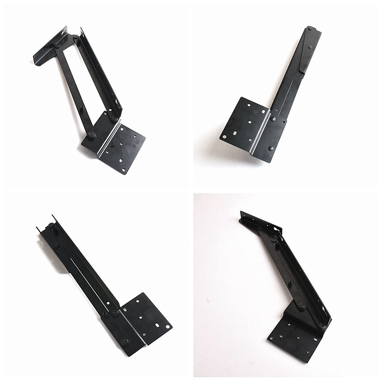 厂家直销新款上下缓冲隐形折叠凳配件门厅隐藏式换鞋凳五金配件