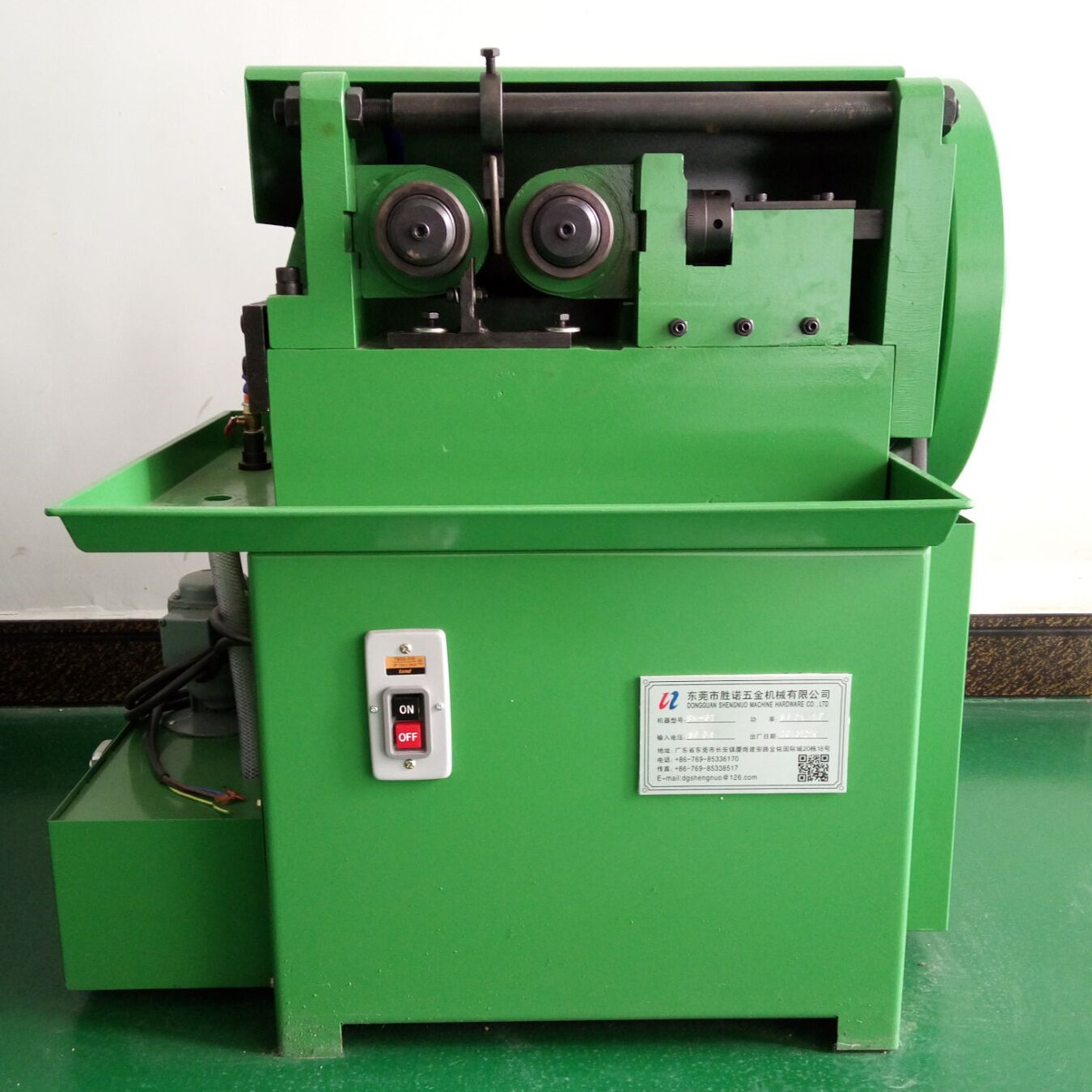 厂家供应3t不锈钢管滚丝机 小型液压滚丝机 螺纹钢滚丝机